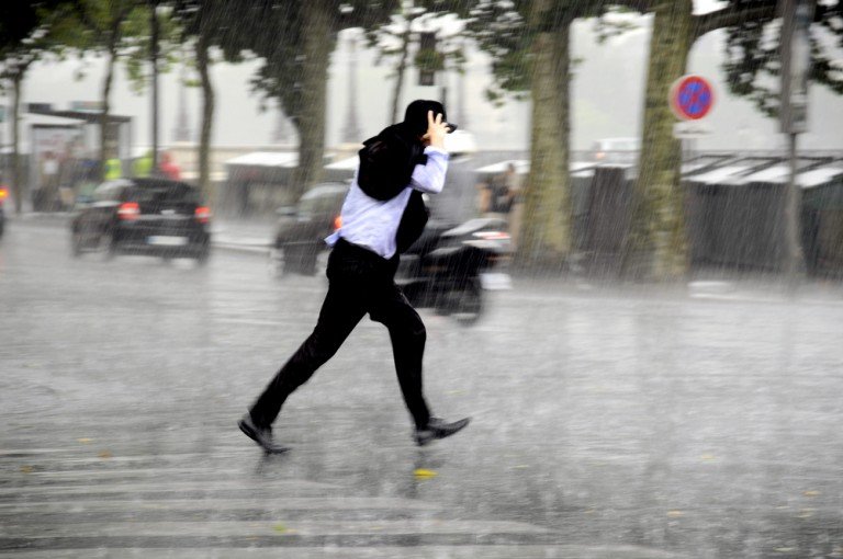 Is It Better To Run In The Rain Than To Just Stay Stand Still?