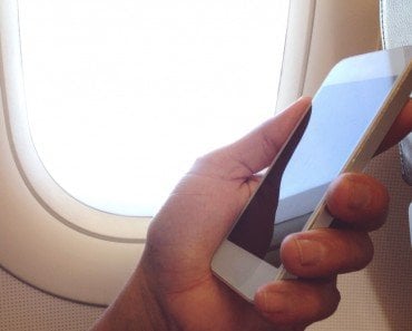 Phone in Airplane