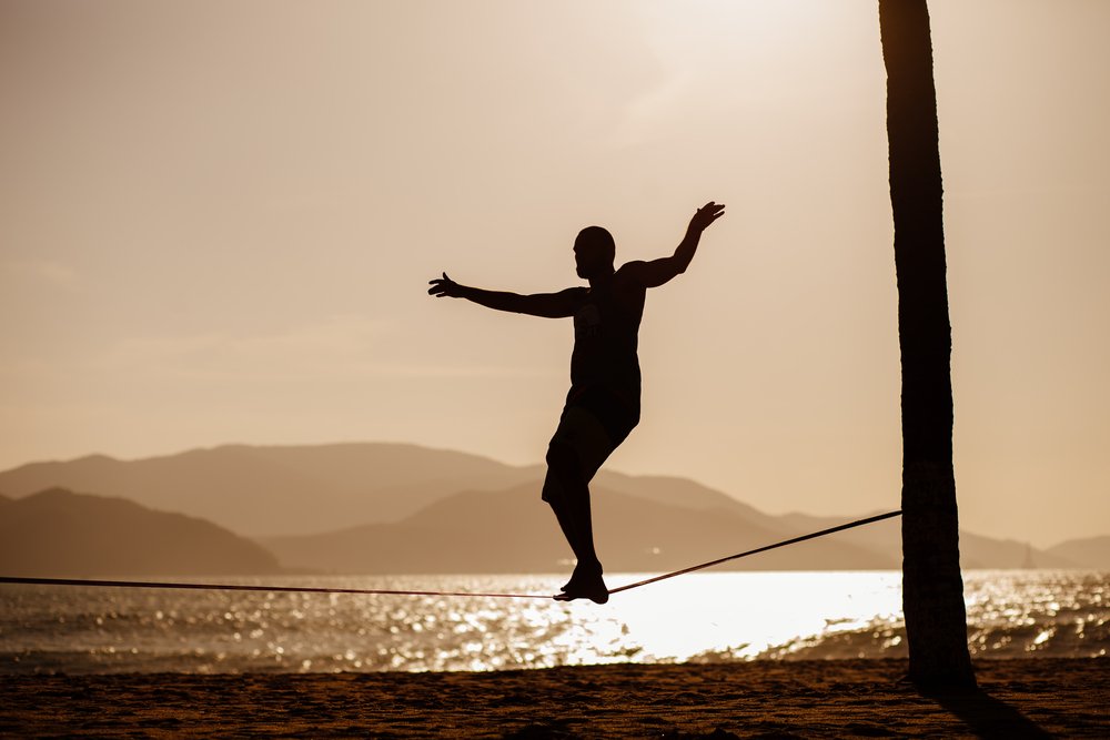 Rope Balancing Tightrope walking