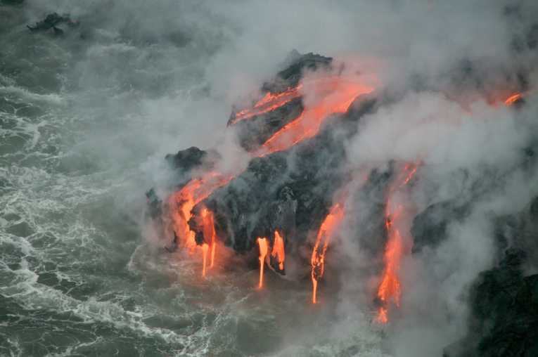 underwater volcano