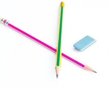 Pencil Eraser Isolated