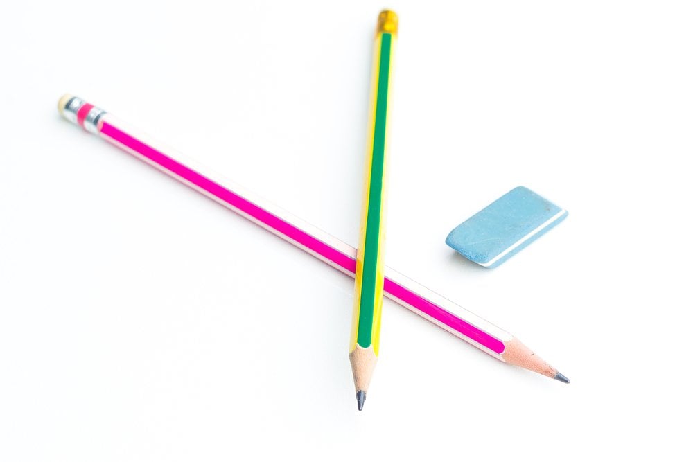 Pencil Eraser Isolated