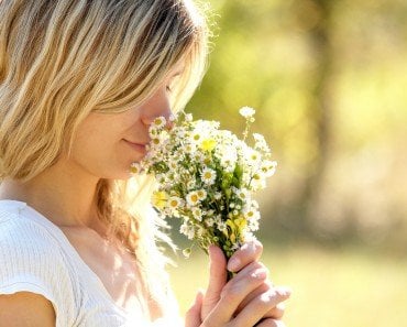 Smelling Flowers