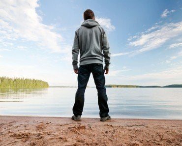 Man Staring At Horizon