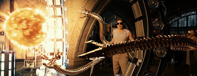 artificial sun in spiderman 2