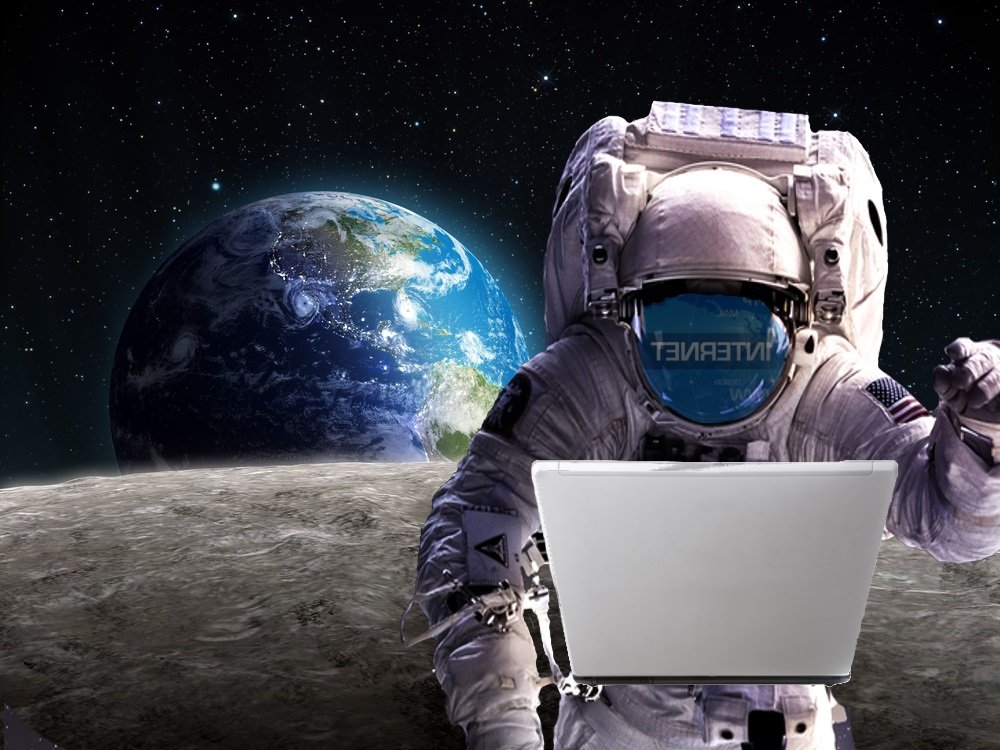 Você pode obter Internet na Lua?