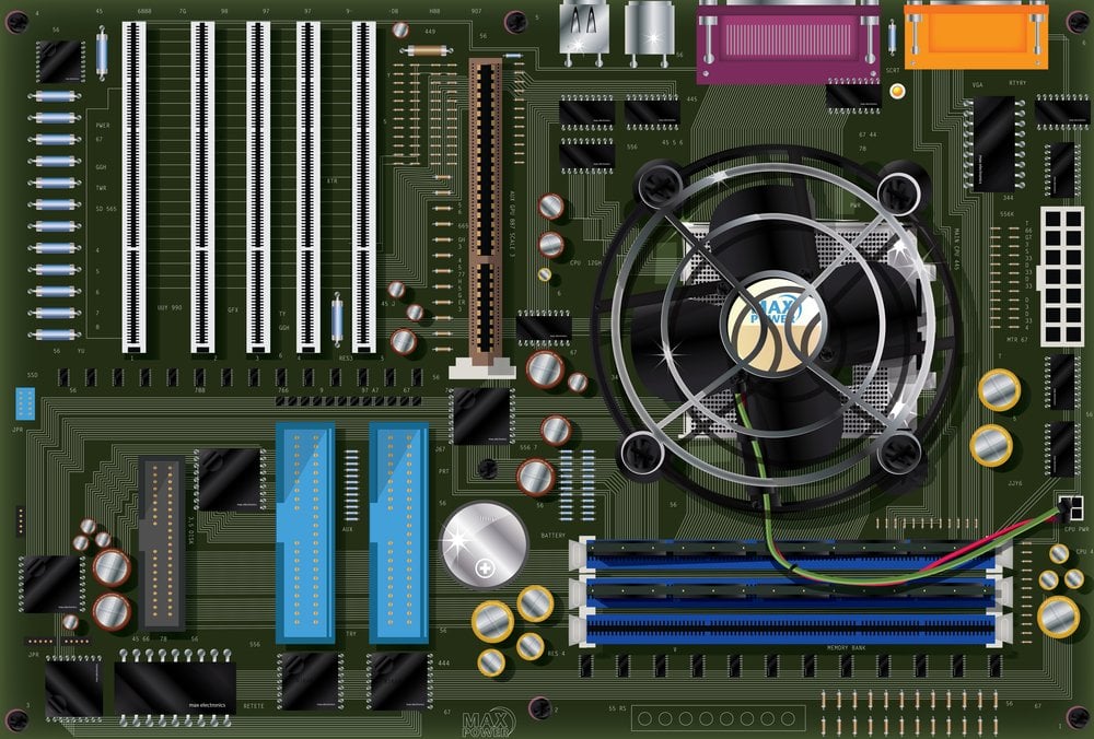 Whats Inside Your Computer Cabinet Cpu Box Science Abc