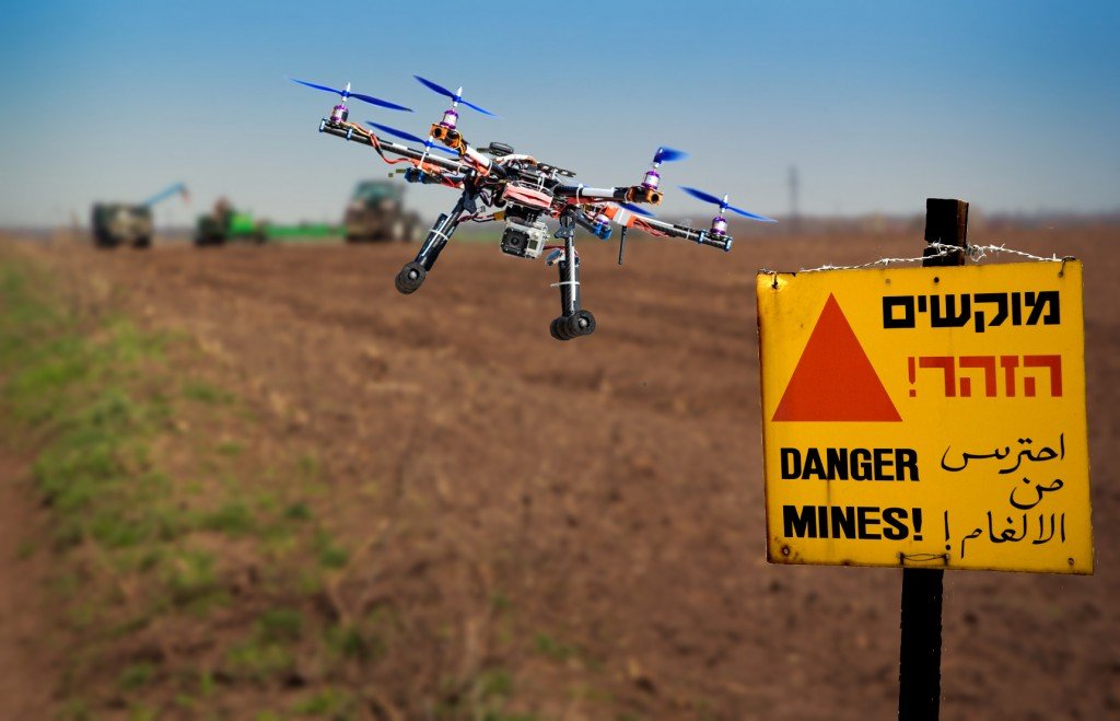 Os drones podem detectar minas enterradas por baixo do solo? Os drones podem detectar minas enterradas por baixo do solo?