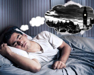 Blind man dreaming