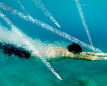 Bullet fired in water