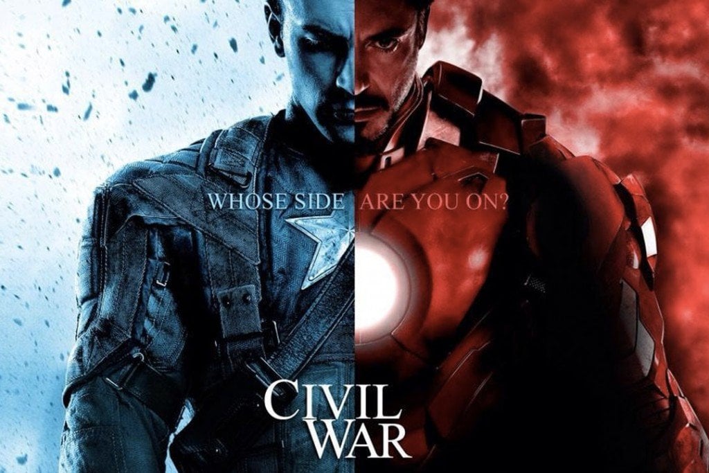 captain america civil war poster