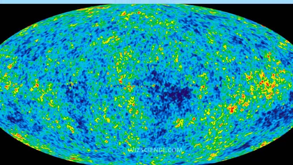 Fundo microondas cósmico do universo observável (Crédito da foto: Youtube.com)