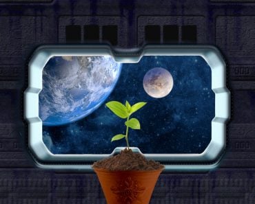 plant in space