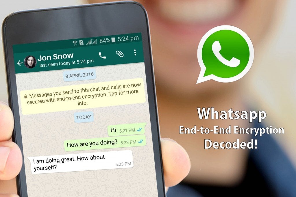 whatsapp end to end encryption