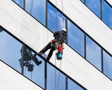 Window washing skyscrapers