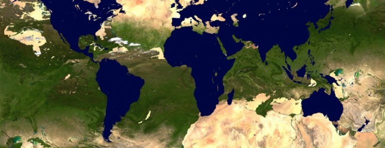 Invert world map