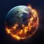 Earth burning