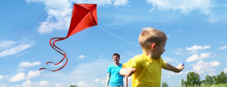 Kite flying boy game