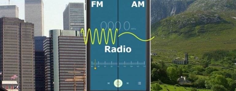 Mobile showing FM & AM