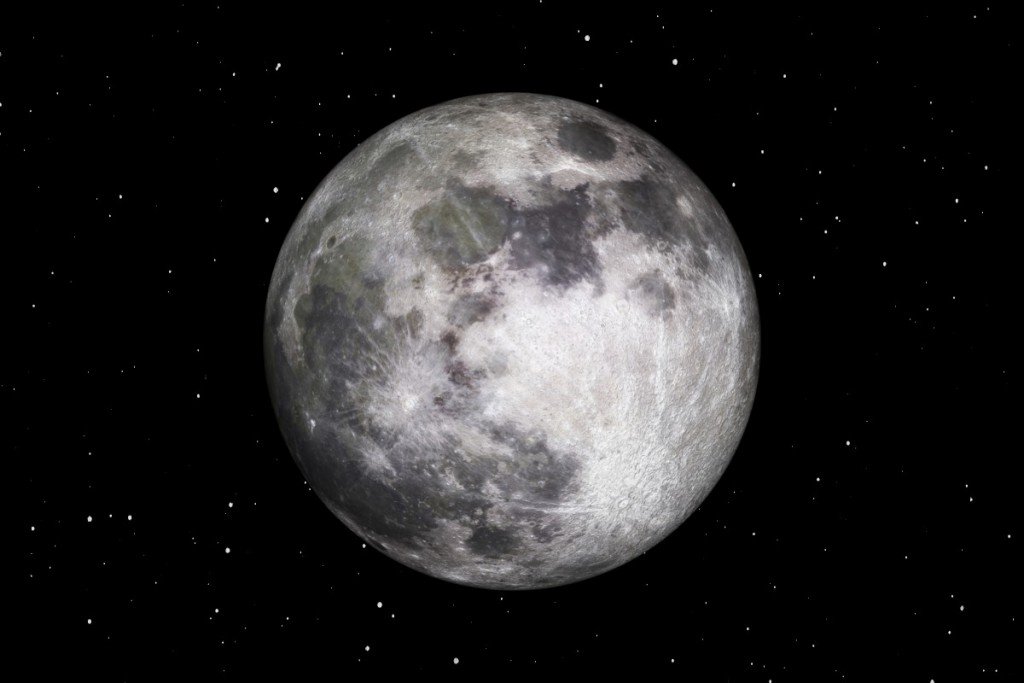 Por que existem tantos pontos escuros na lua?