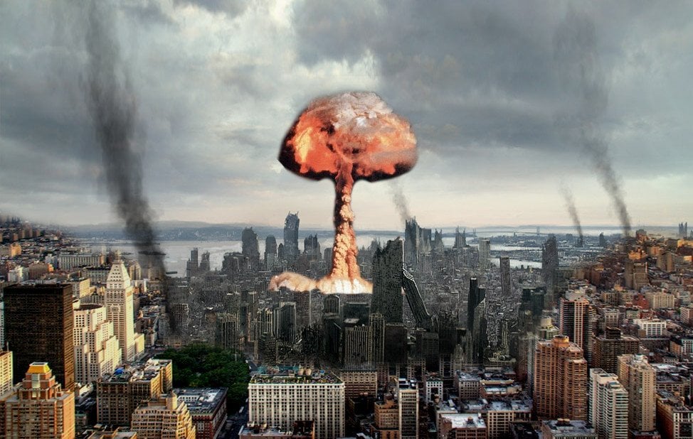 Earthquake by nuclear explosion