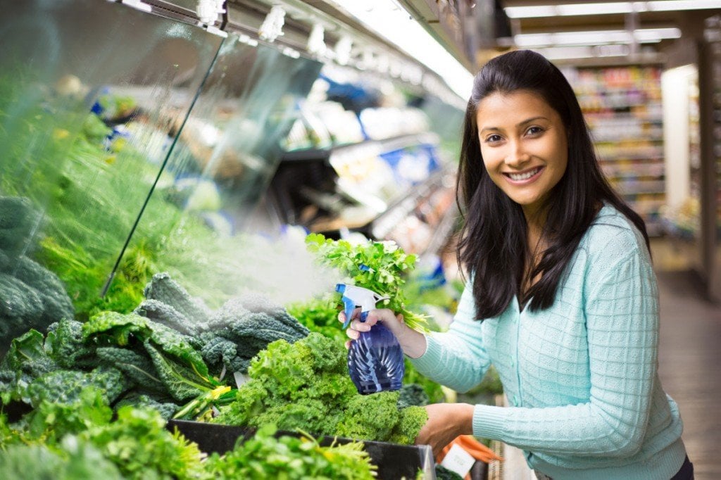 Why Do Vendors At Grocery Stores Spray Water On Fruits And Vegetables?