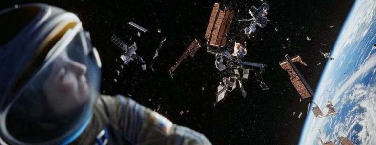 Gravity movie Junk satellite