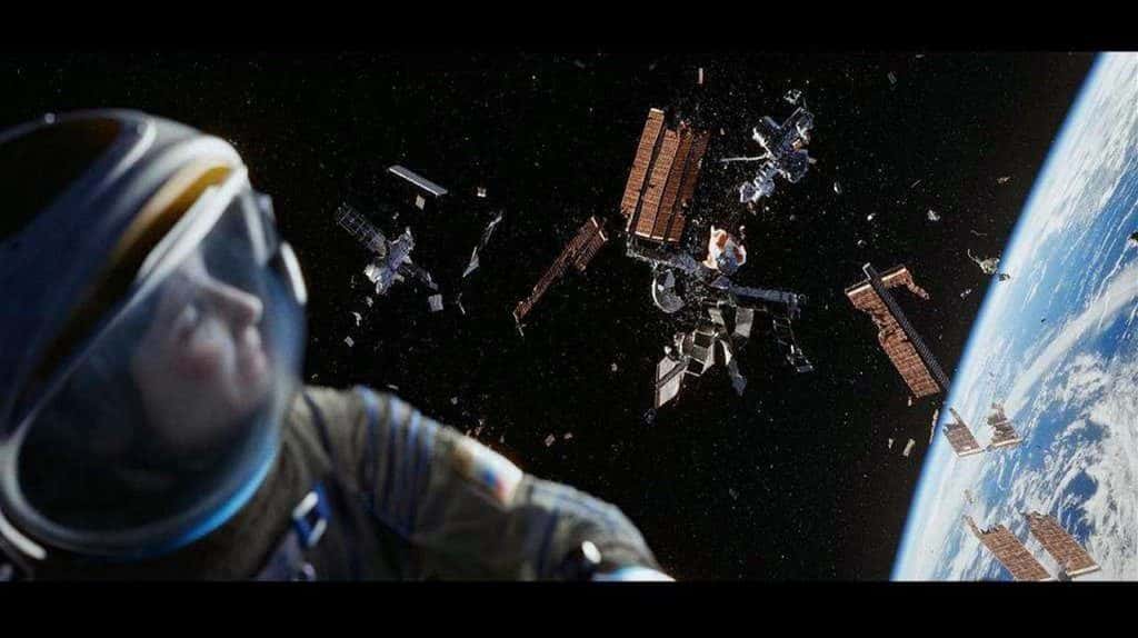 Gravity movie Junk satellite