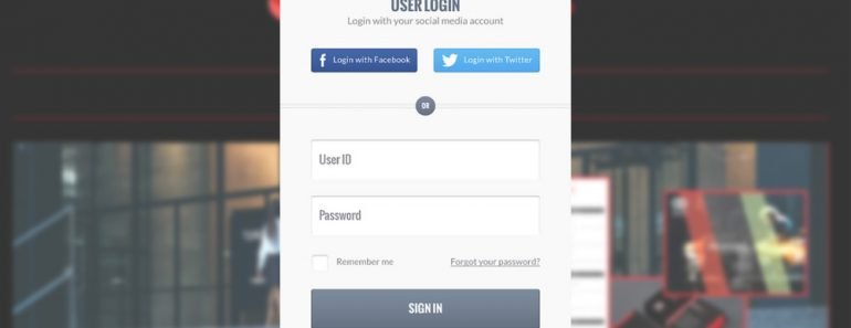 Website login with facebook