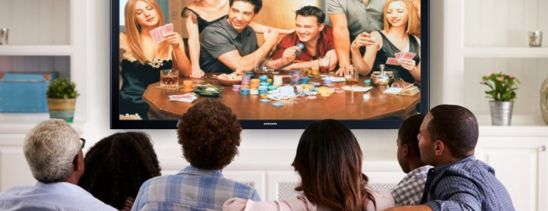 Friends watching friends