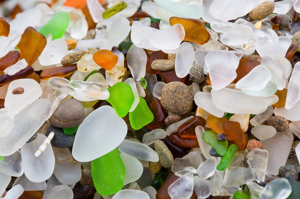 The beautiful Sea glass