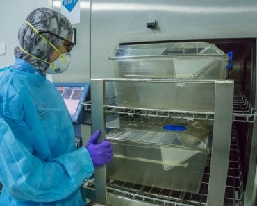 Autoclave in hospital