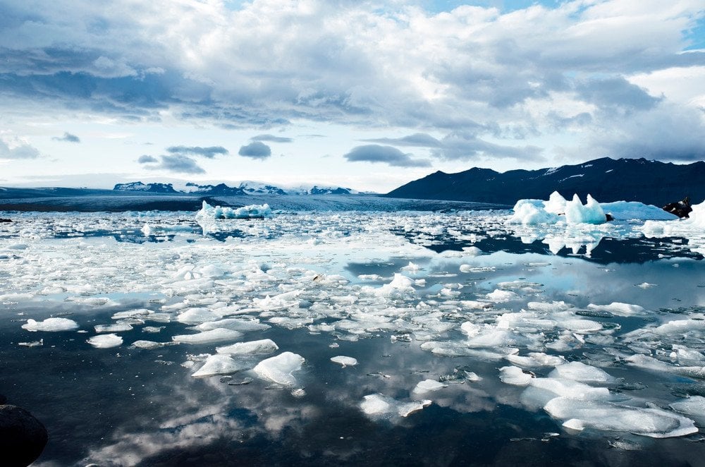 Melting Polar ice caps