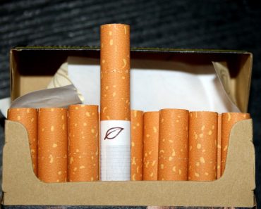 Cigarettes in box