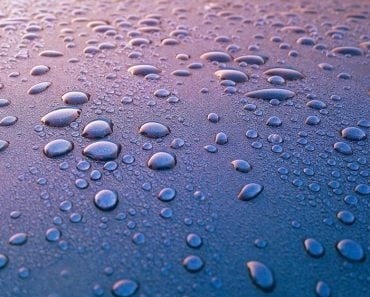 Humidity water drops on glass