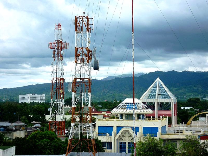 Zamboanga City Satellite Towers Smart and PLDT Compound