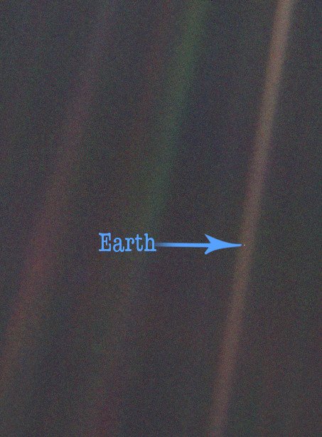 Carl Sagan ponto azul pálido