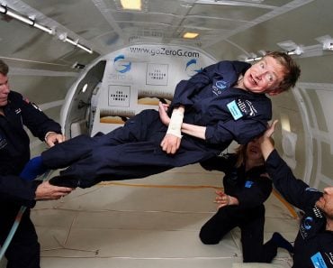 Physicist Stephen Hawking in Zero Gravity NASA