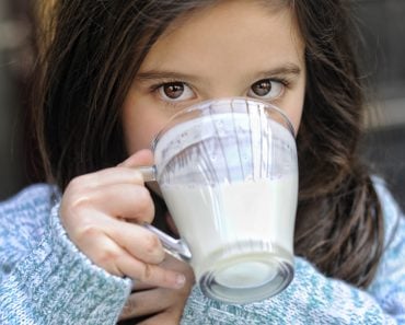 Child drinking milk