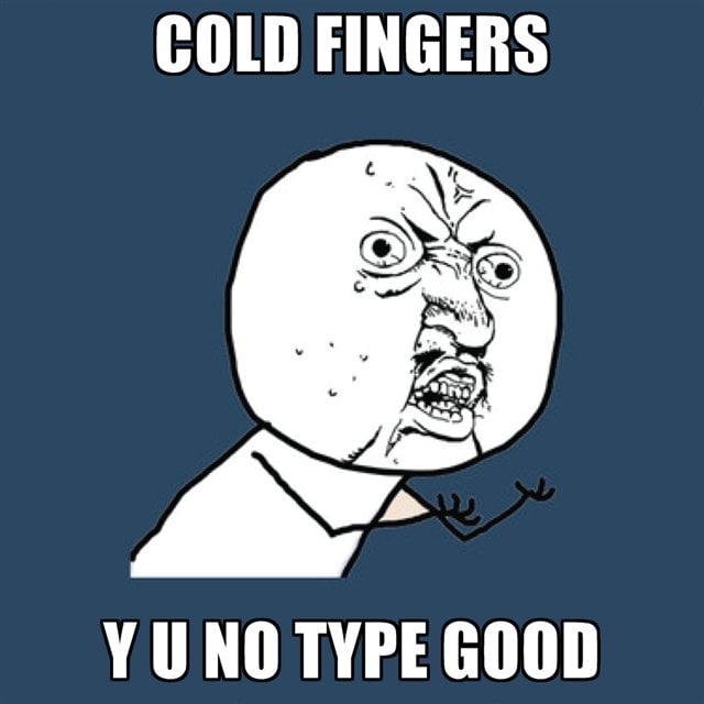 Dedos frios yu não tipo bom meme