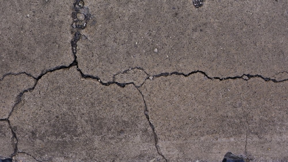 Rachadura em concreto