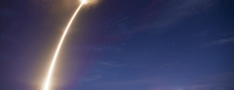 Rocket launch Parabolic curve