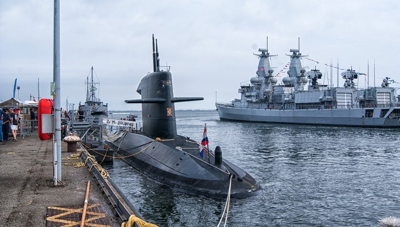 submarino, marinho, exército, boating