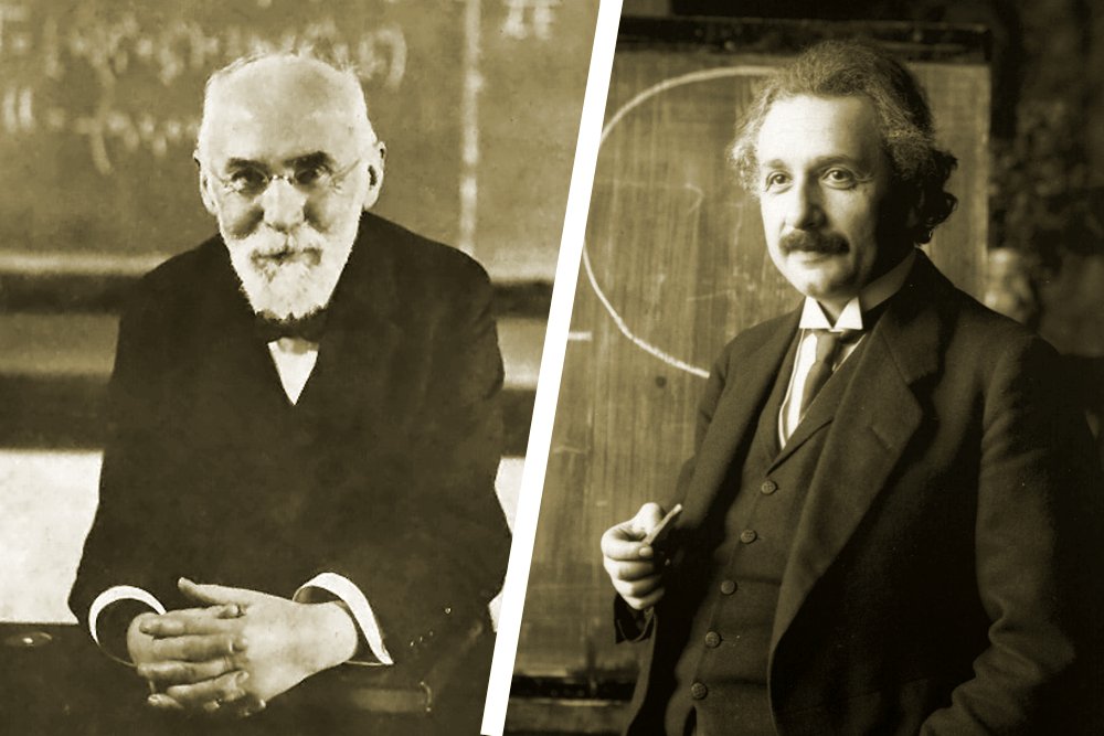 albert einstein and Hendrik Lorentz