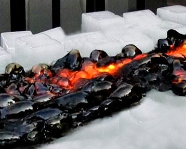 lava meets ice