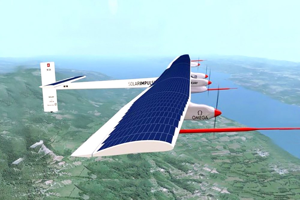 solar powered model airplane
