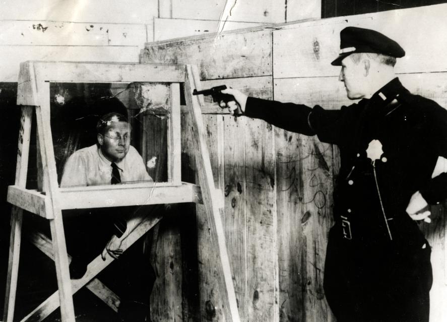  Demonstração de vidro à prova de balas, Nova Iorque
