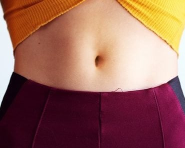 belly button, navel