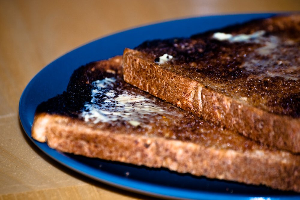 Burn toast
