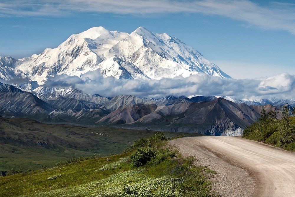 mountain, snow, nature